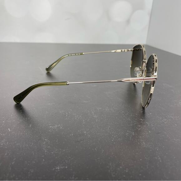 Salvatore Ferragamo SF264S 709 Gold Oval Sunglasses Women’s Sz 60-15-140 main image 4